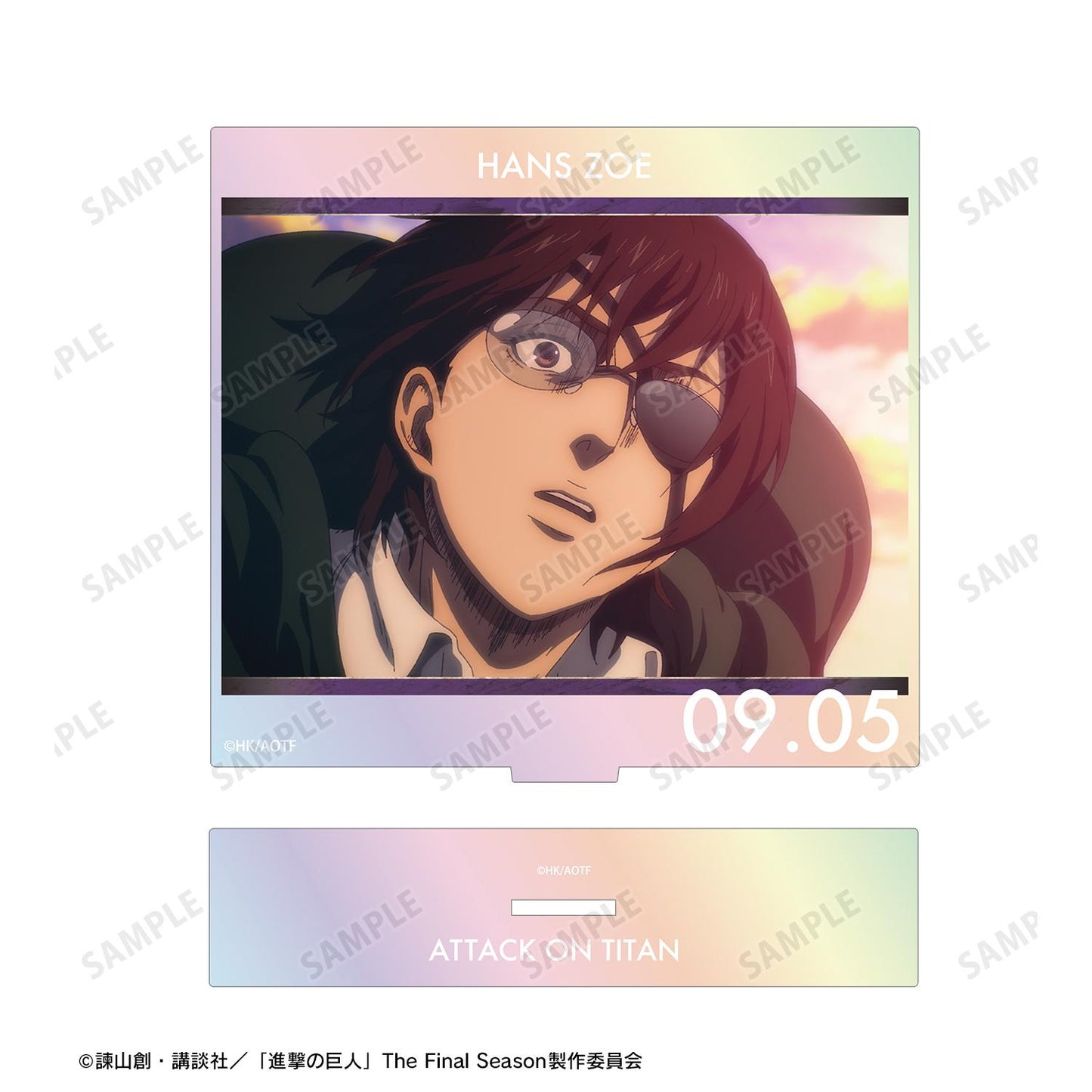 《進擊的巨人》漢吉 場景寫實極光大號亞克力立牌