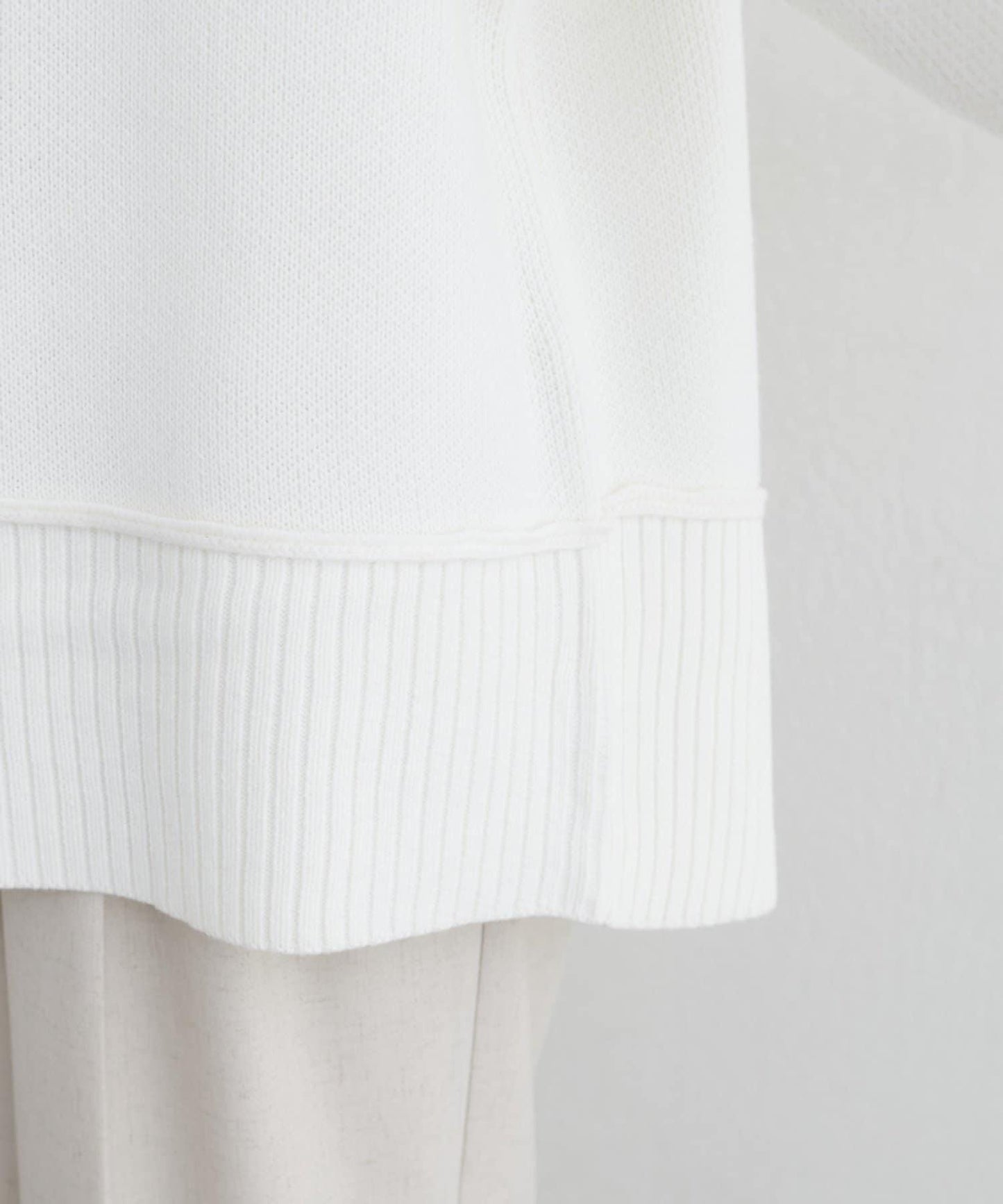 羊絨觸感雙面提花針織套頭衫