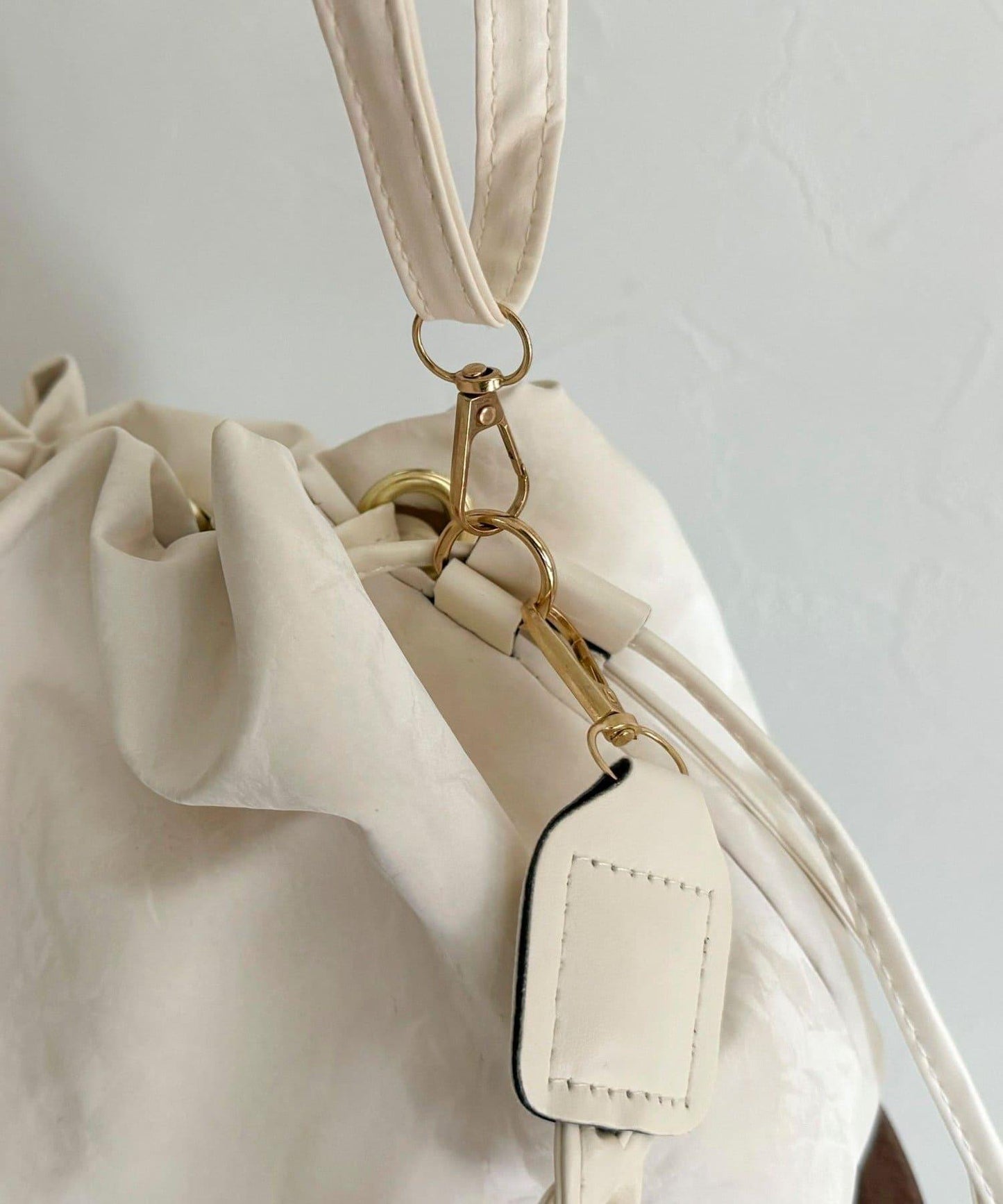 三股編織手柄束口包