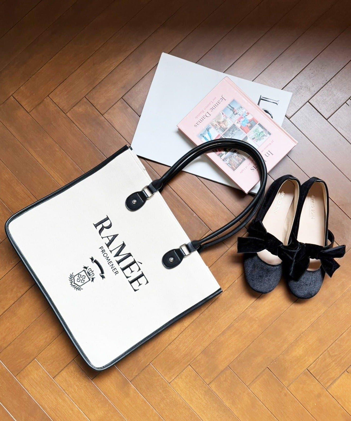 【復刻】刺繡飾邊托特包