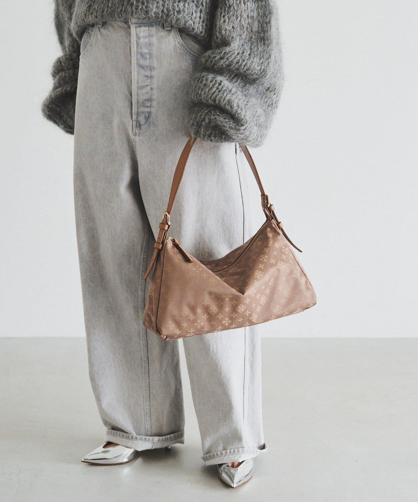 尼龍提花兩用單肩包