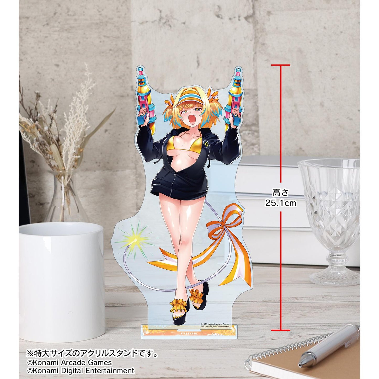 ボンバーガール 彩虹_新繪製 菠蘿 泳裝ver. 超大亞克力立牌