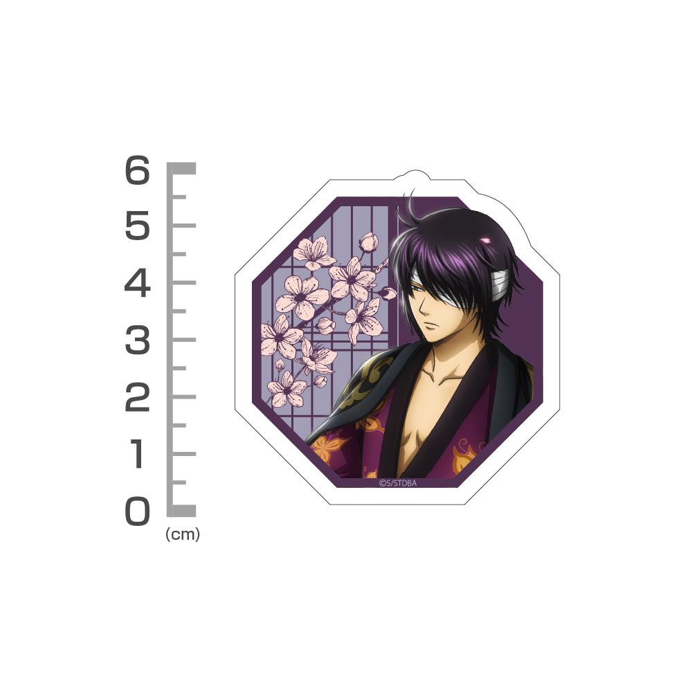 《銀魂》.新繪高杉晉助迷你貼紙套裝 小窗觀景Ver.