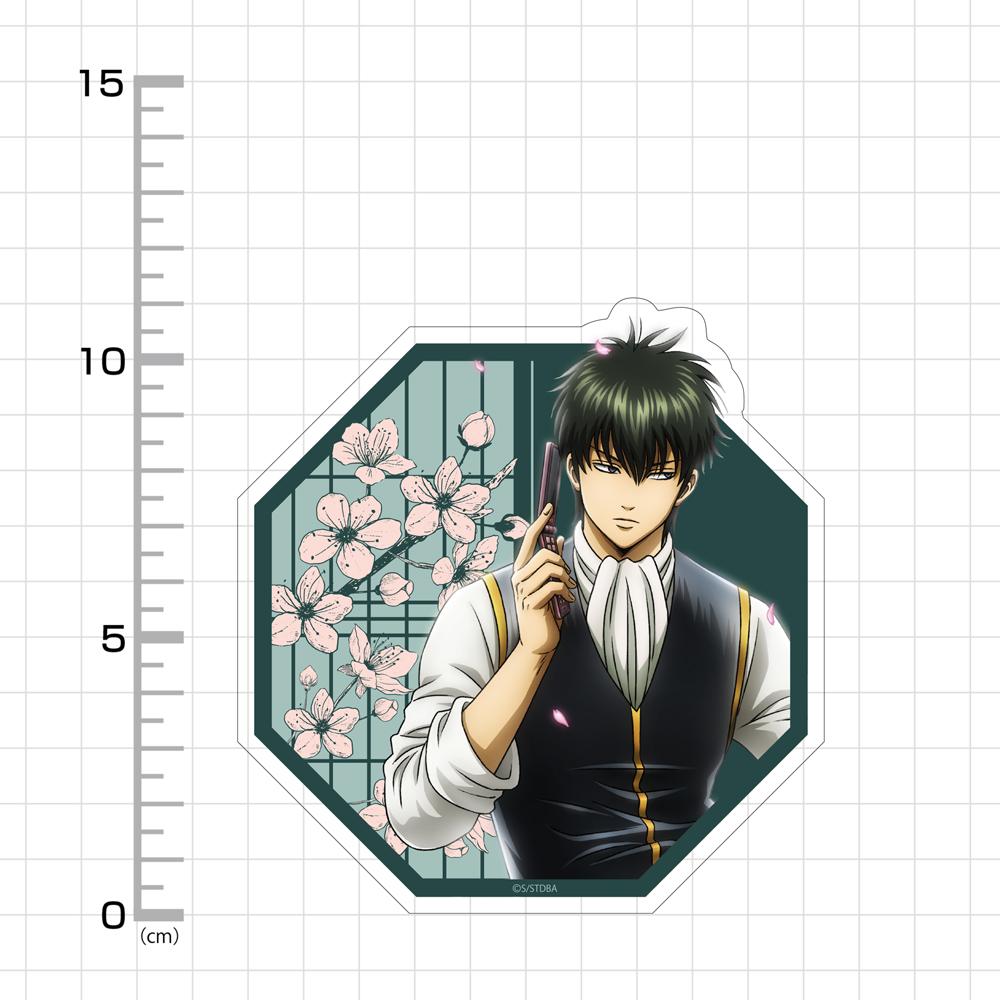 《銀魂》.新繪 土方十四郎 戶外適用貼紙 小窗窺視風景Ver.