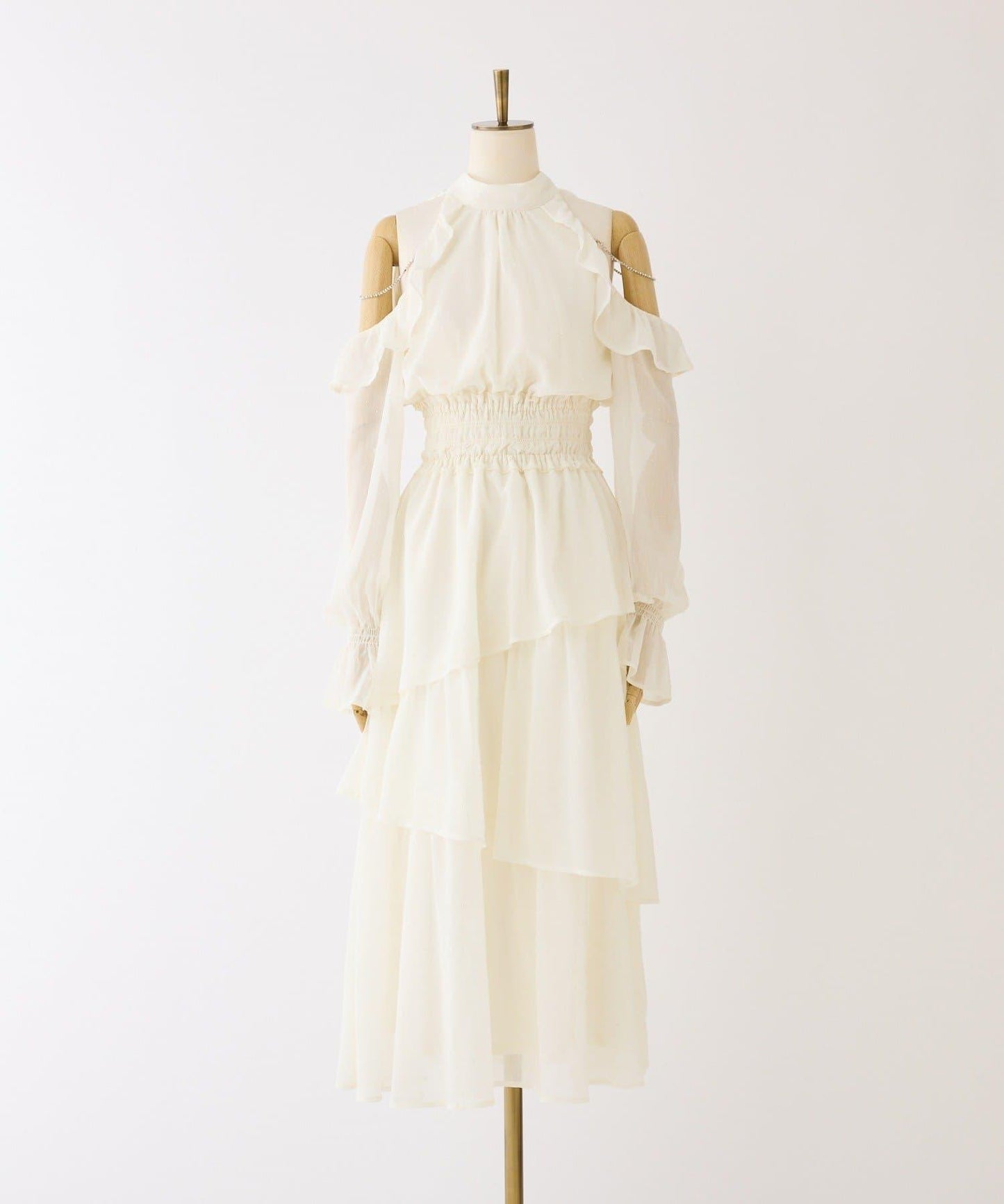 【Occasion Collection】美式無袖層疊連衣裙