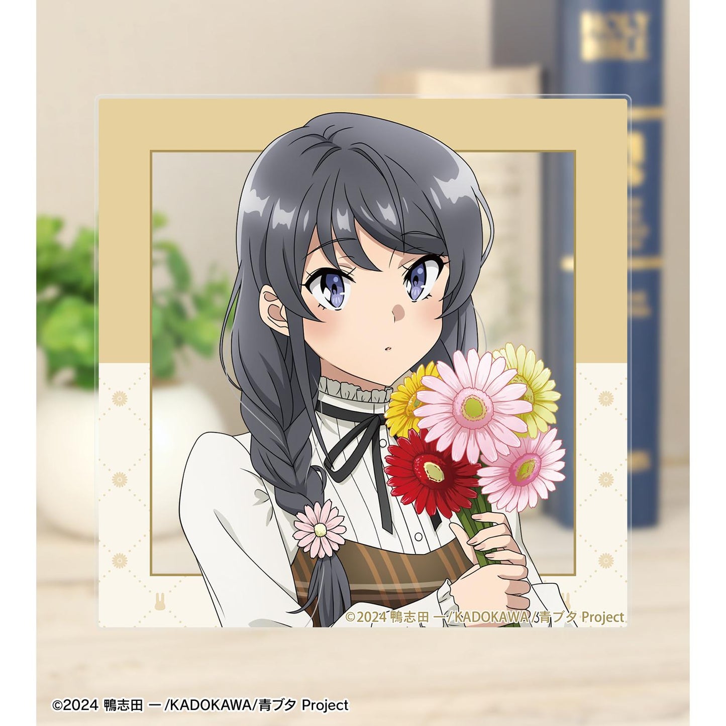 青春豬頭少年不會夢到聖誕老人_新繪製 櫻島麻衣(秋)亞克力卡片 <櫻島麻衣 生日2025版>