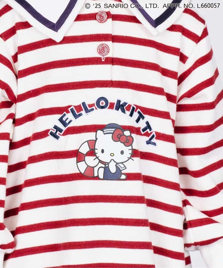 《Hello Kitty》蝴蝶結水手連衣裙