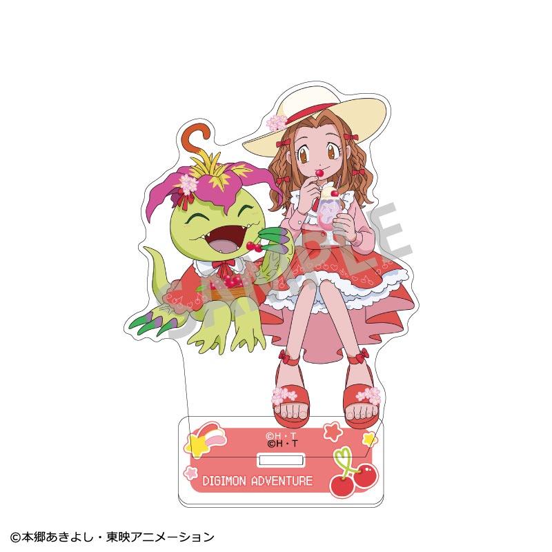 《數碼寶貝大冒險》亞克力立牌(雙人組) 太刀川美美&巴魯獸/水果派對