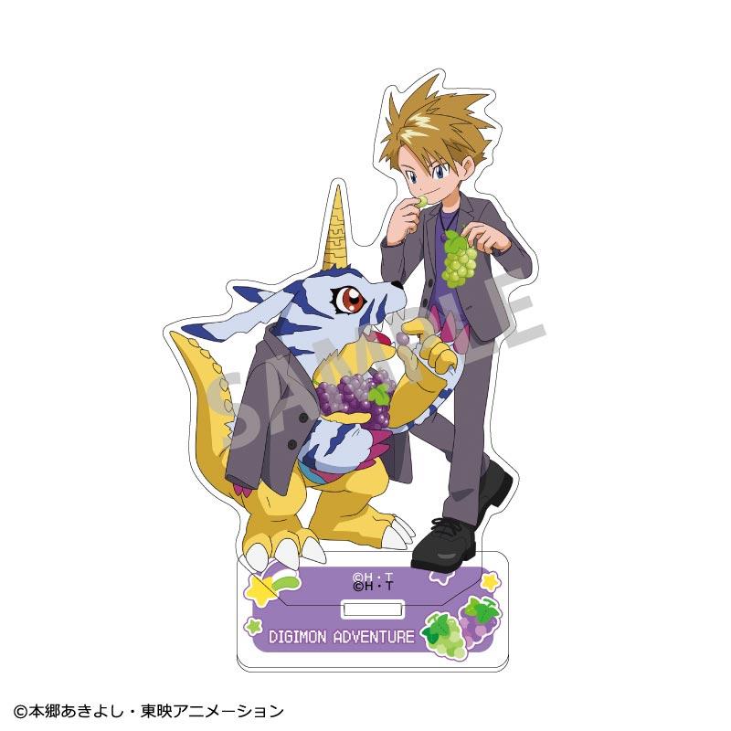 《數碼寶貝大冒險》亞克力立牌(雙人組) 石田大和&加布獸/水果派對