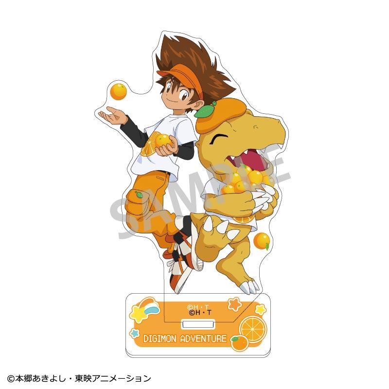 《數碼寶貝大冒險》亞克力立牌(雙人組) 八神太一&亞古獸/水果派對