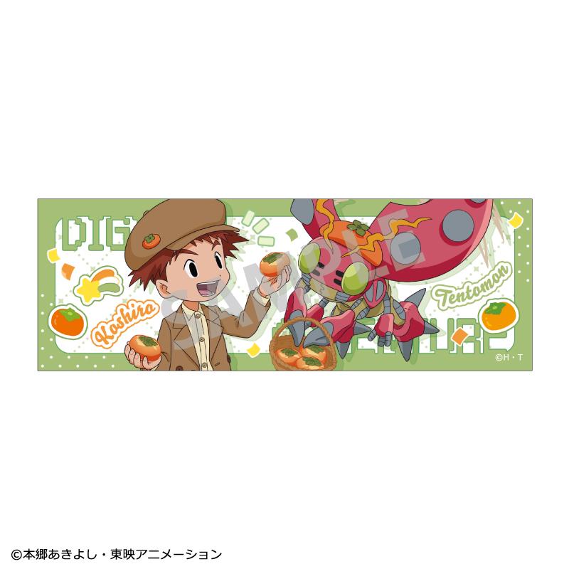 《數碼寶貝大冒險》長方形徽章 泉光子郎&甲蟲獸/水果派對