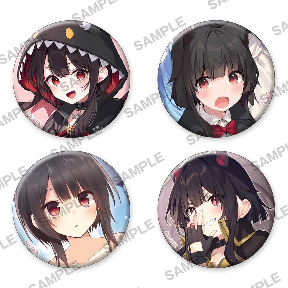 為美好的世界獻上祝福!_誕生祭2025 徽章4個套裝 惠惠