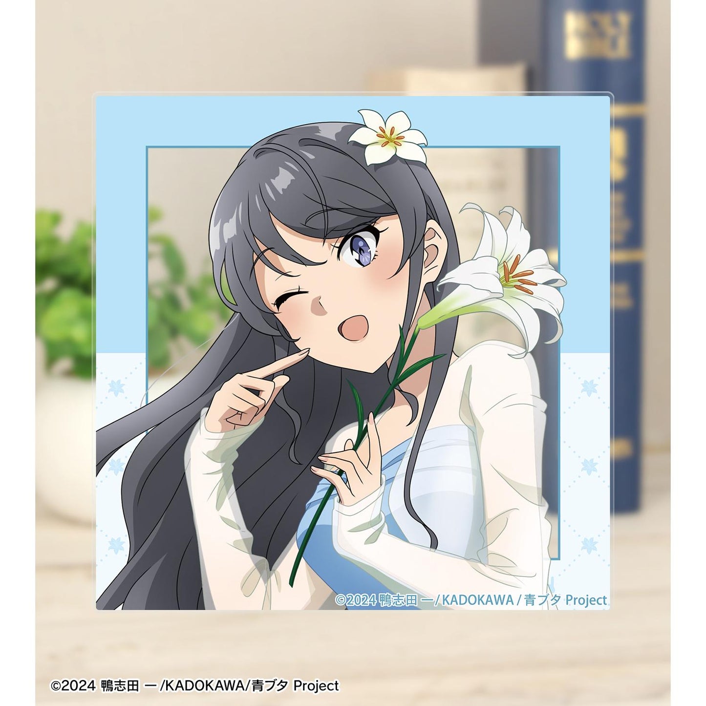 青春豬頭少年不做聖誕夢_新繪製 桜島麻衣(夏)亞克力卡片 <桜島麻衣 生日2025版>