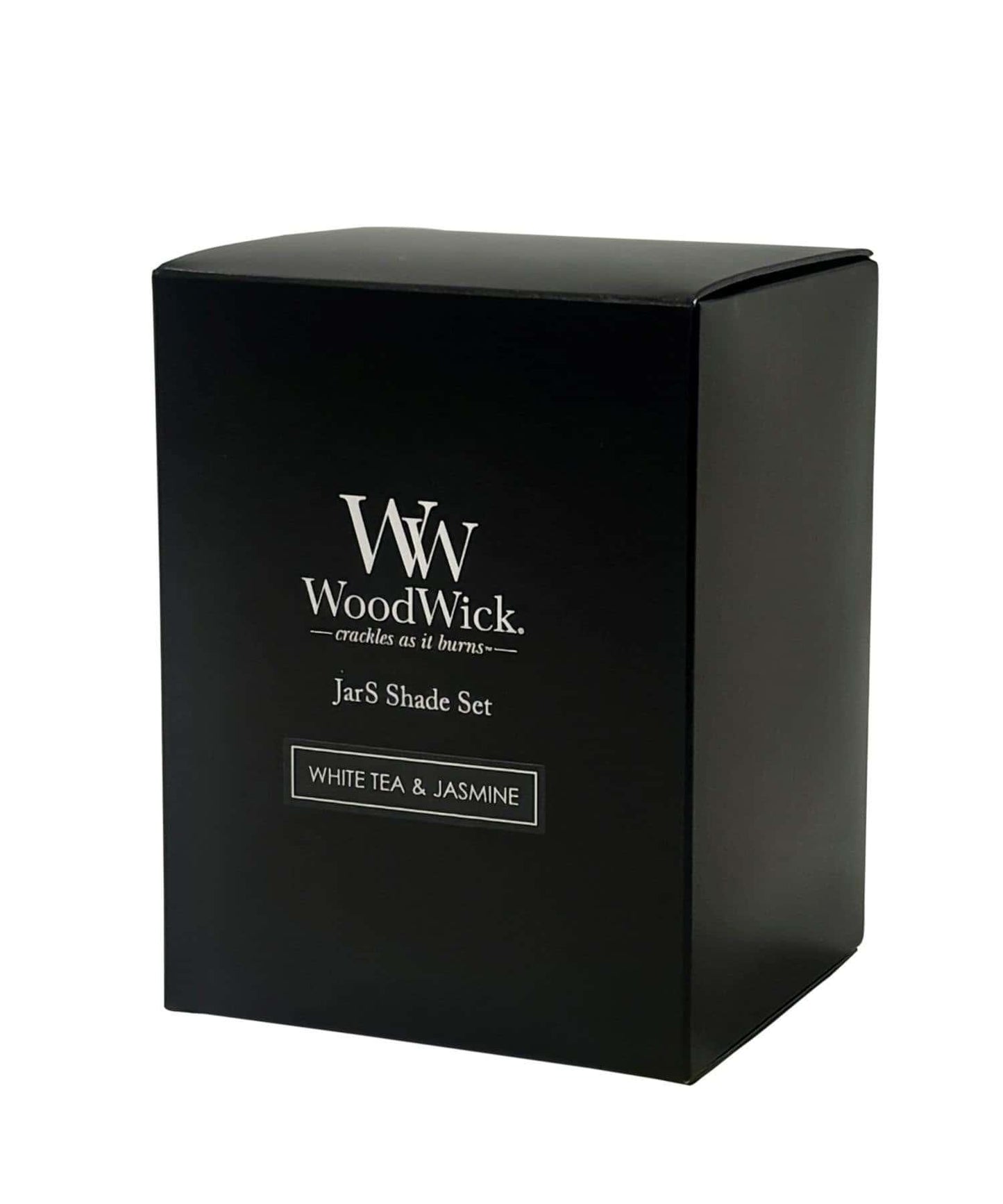 WoodWick玻璃罐香薰蠟燭S號&燈罩套裝