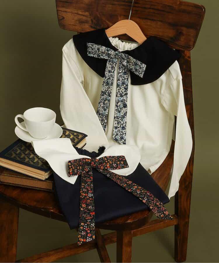 貝克勒圖案長袖T恤_80_110【兒童】