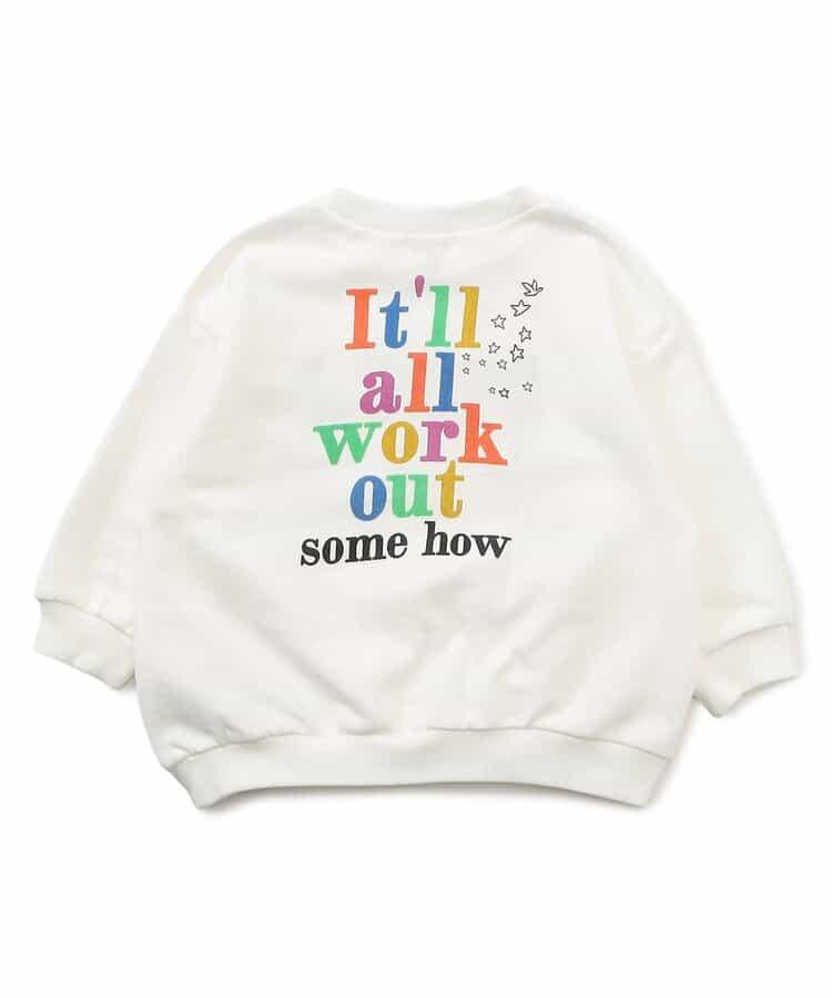 彩色字母印花衛衣