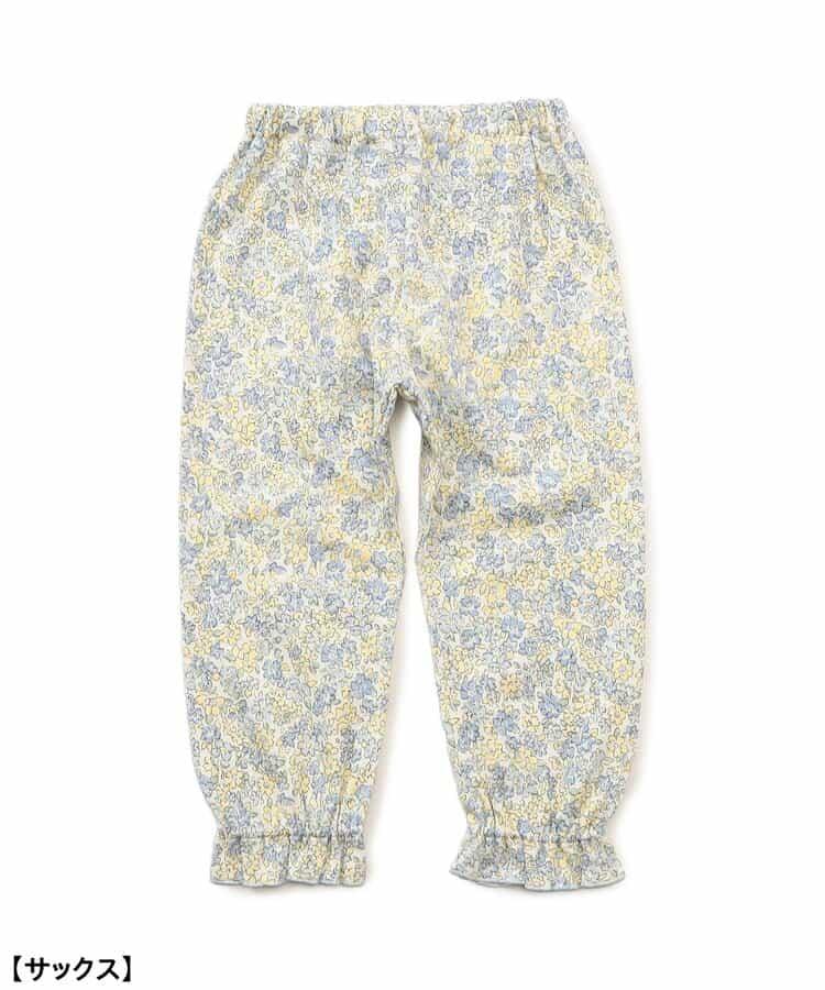 小花圖案前開式睡衣