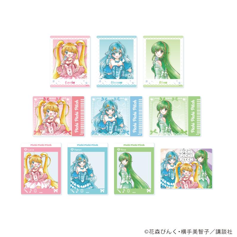 美人魚的旋律 亞克力卡片09/偶像服裝版 完整套裝(全10種)(新繪插畫)【完整套裝/10個裝】