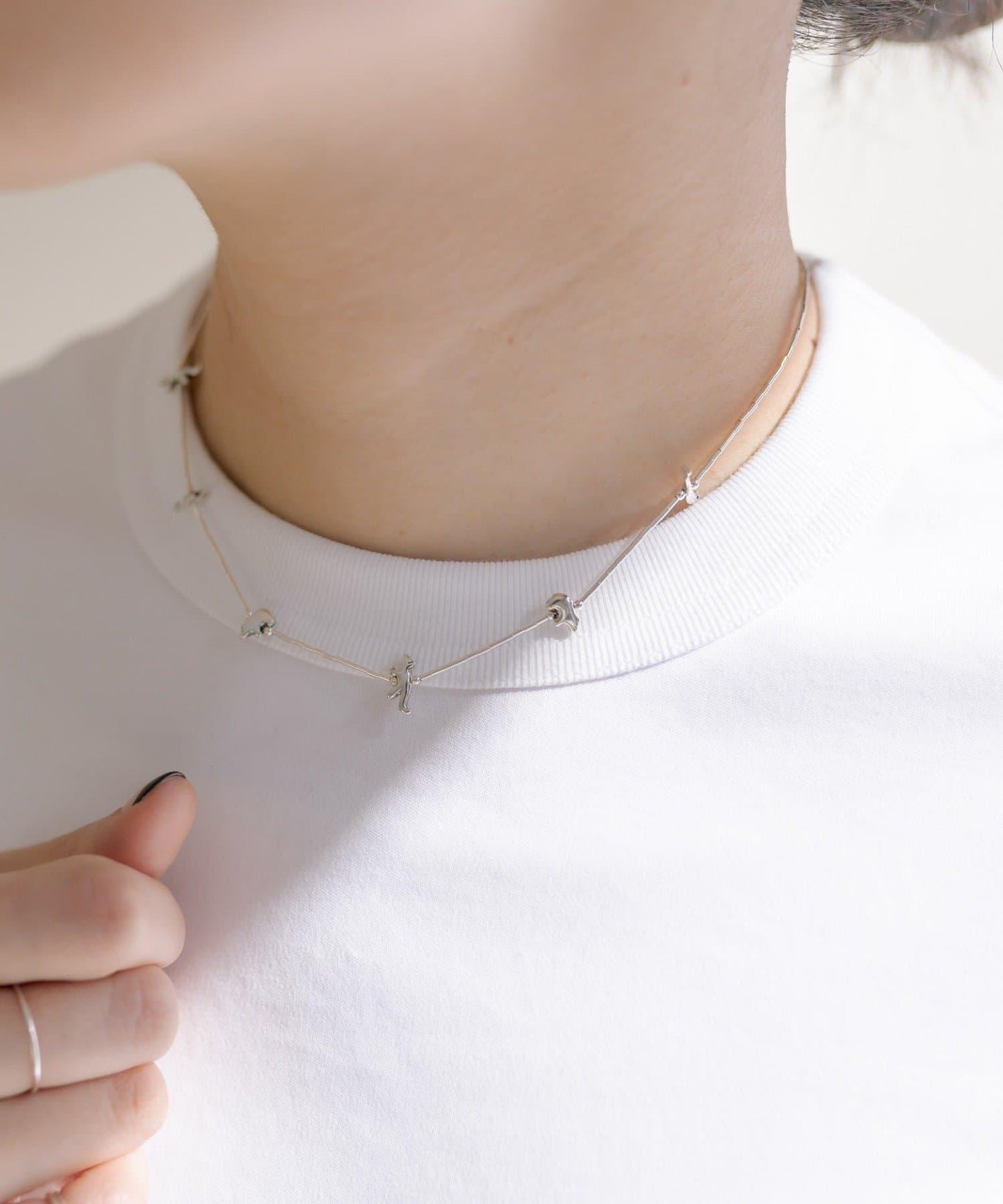 《スターリングシルバー使用》時尚短款項鍊