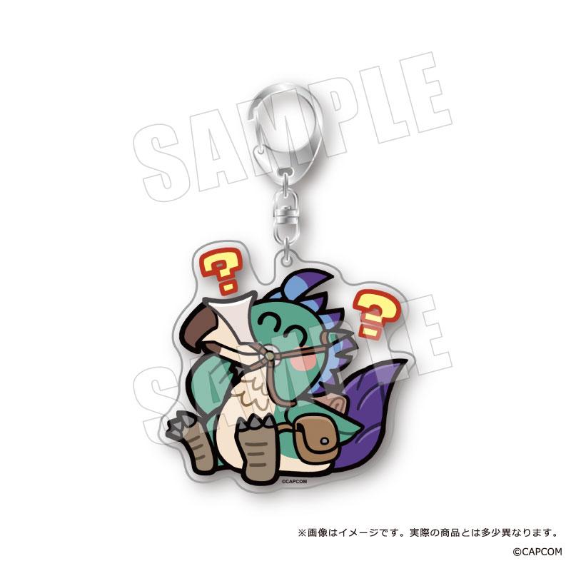 《怪物獵人物語》WILDS×ぶくぶ 大號亞克力鑰匙扣 06 塞克雷特