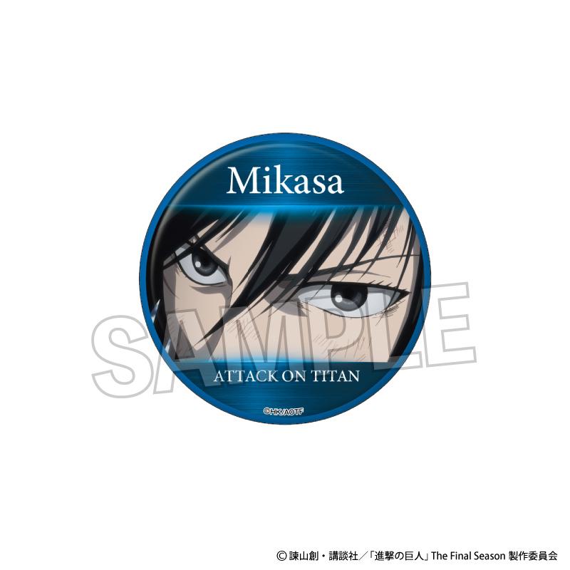 《進擊的巨人》罐裝徽章~AIZU COLLECTION~米卡莎