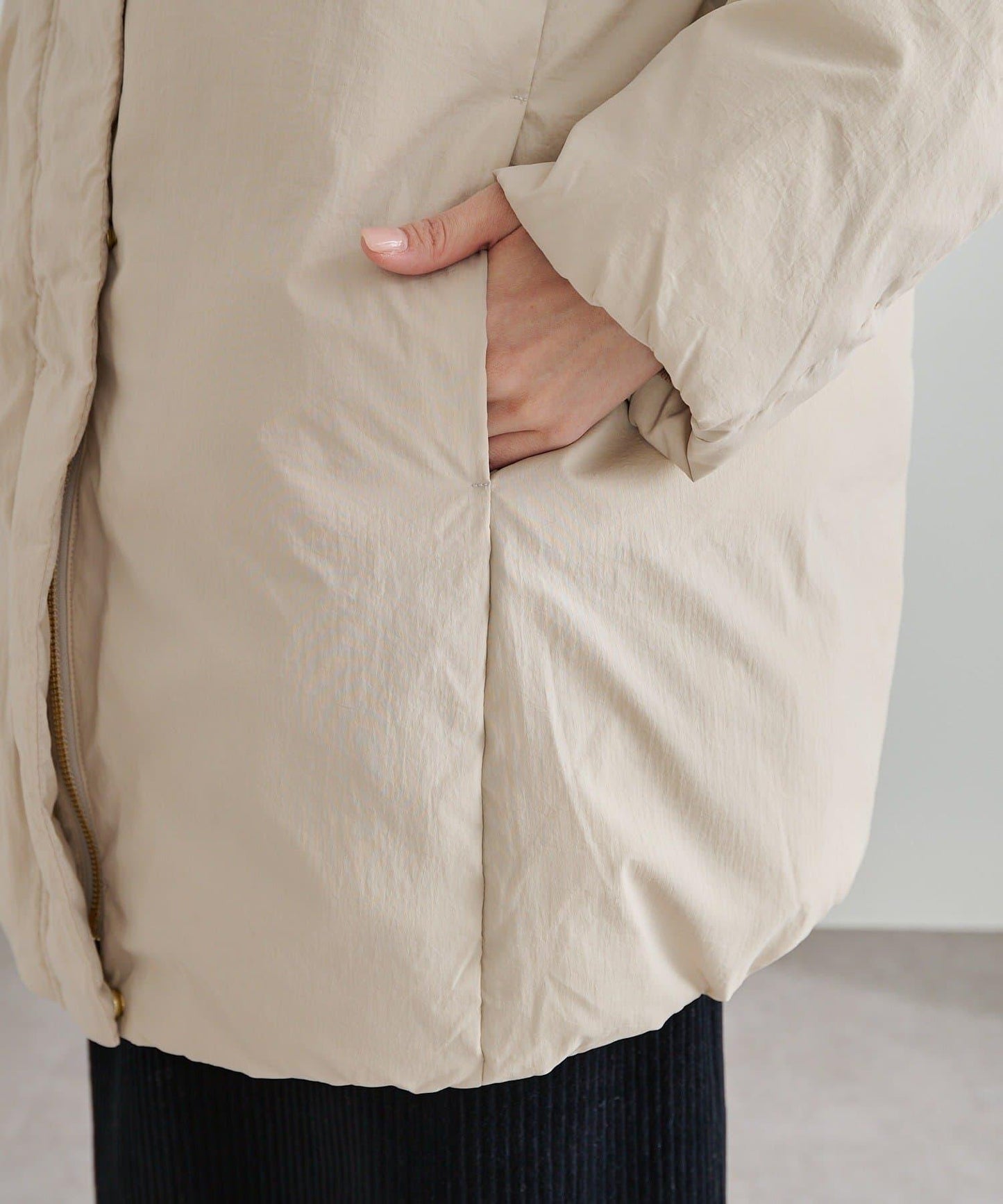 加厚立領羽絨夾克