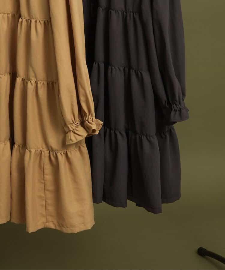 羅紋外套連衣裙_120_140【青少年】