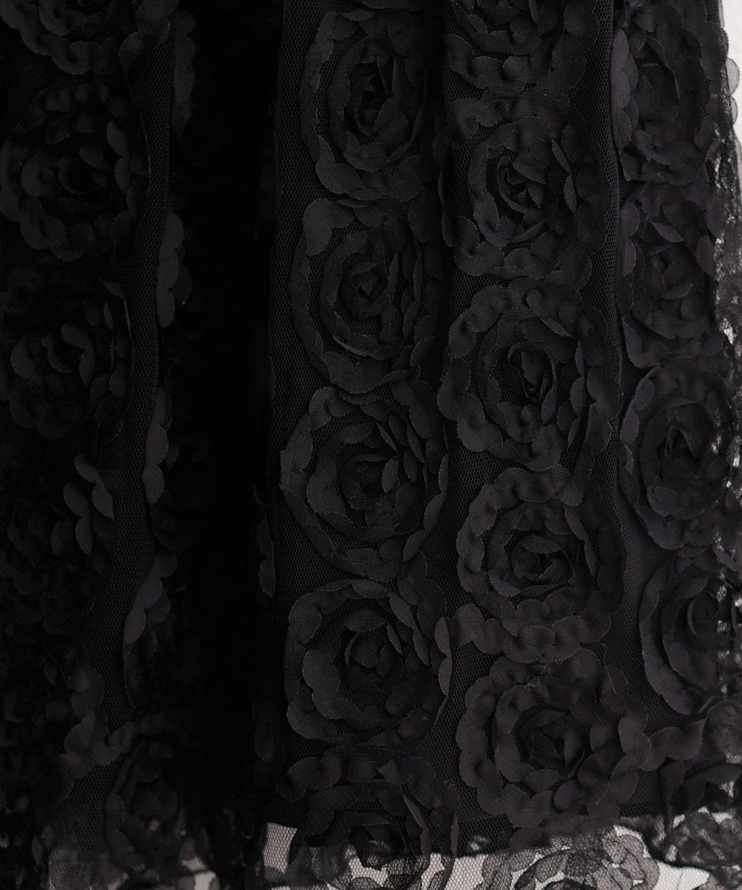 花卉網紗蓬鬆半身裙