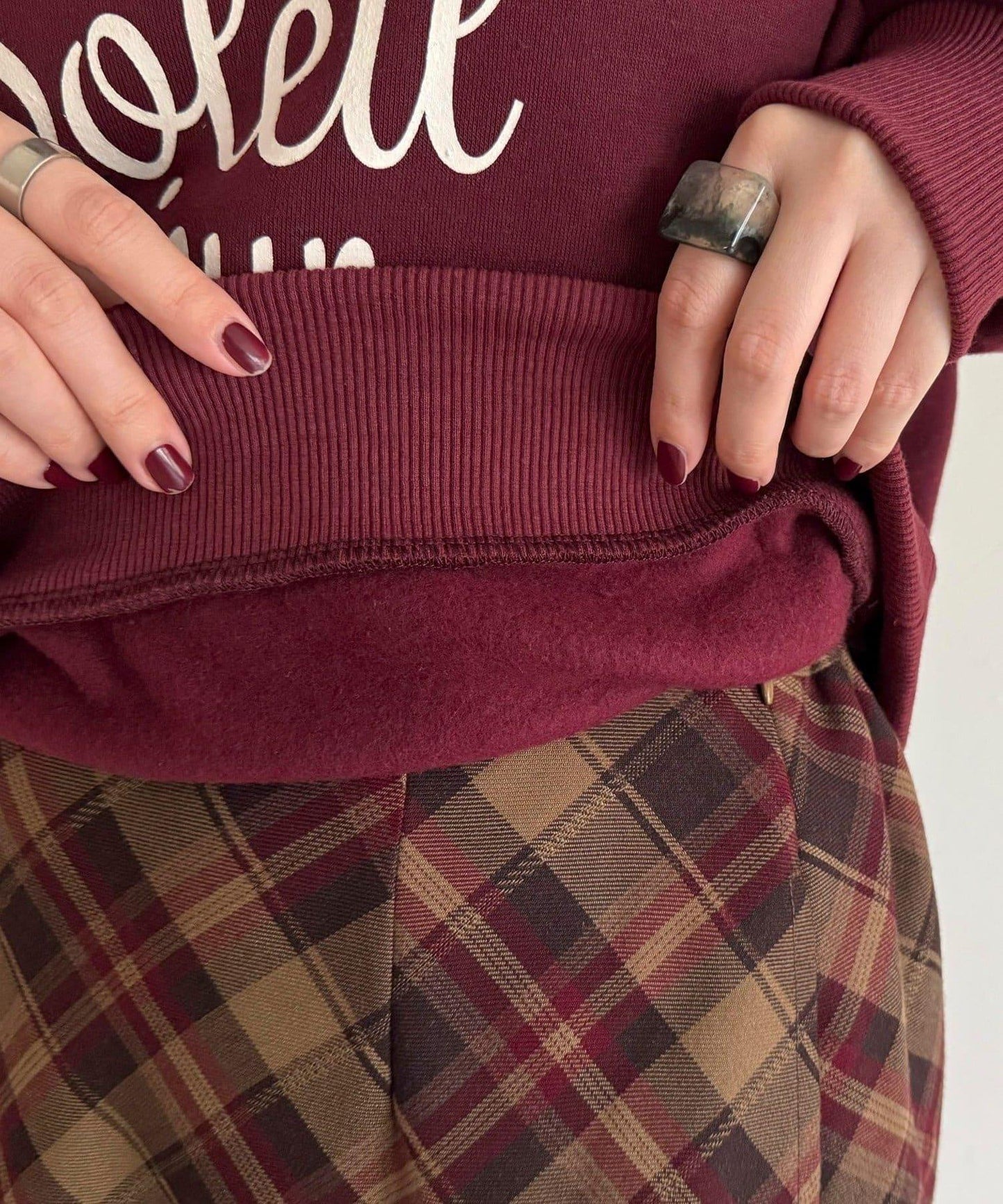 愛心圖案標誌印花衛衣套頭衫