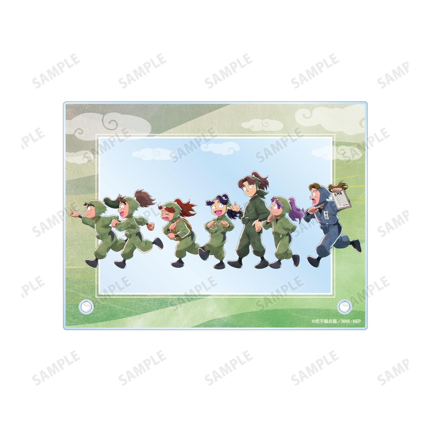 《忍者亂太郎》_新繪插畫 集合 大家一起前進之章ver. 第2彈 A6亞克力板 ver.C
