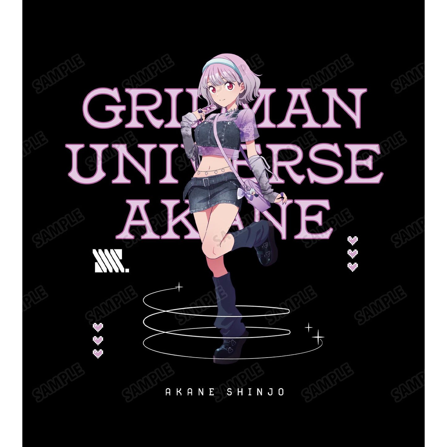 《電光超人古立特》宇宙系列(尺碼/XXL)新繪新條茜 Y2K風格男女同款T恤