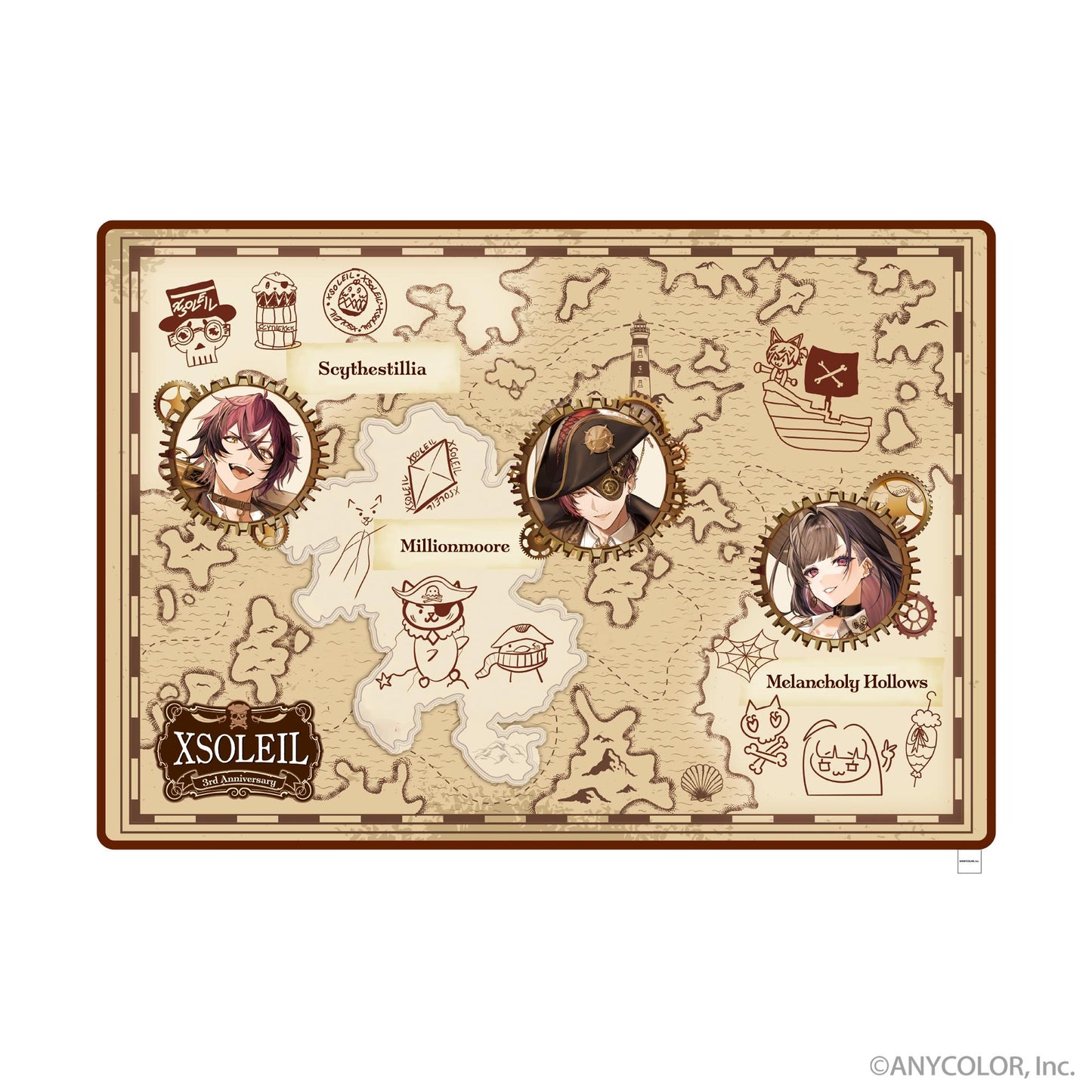 《彩虹社》Xsoleil毛毯