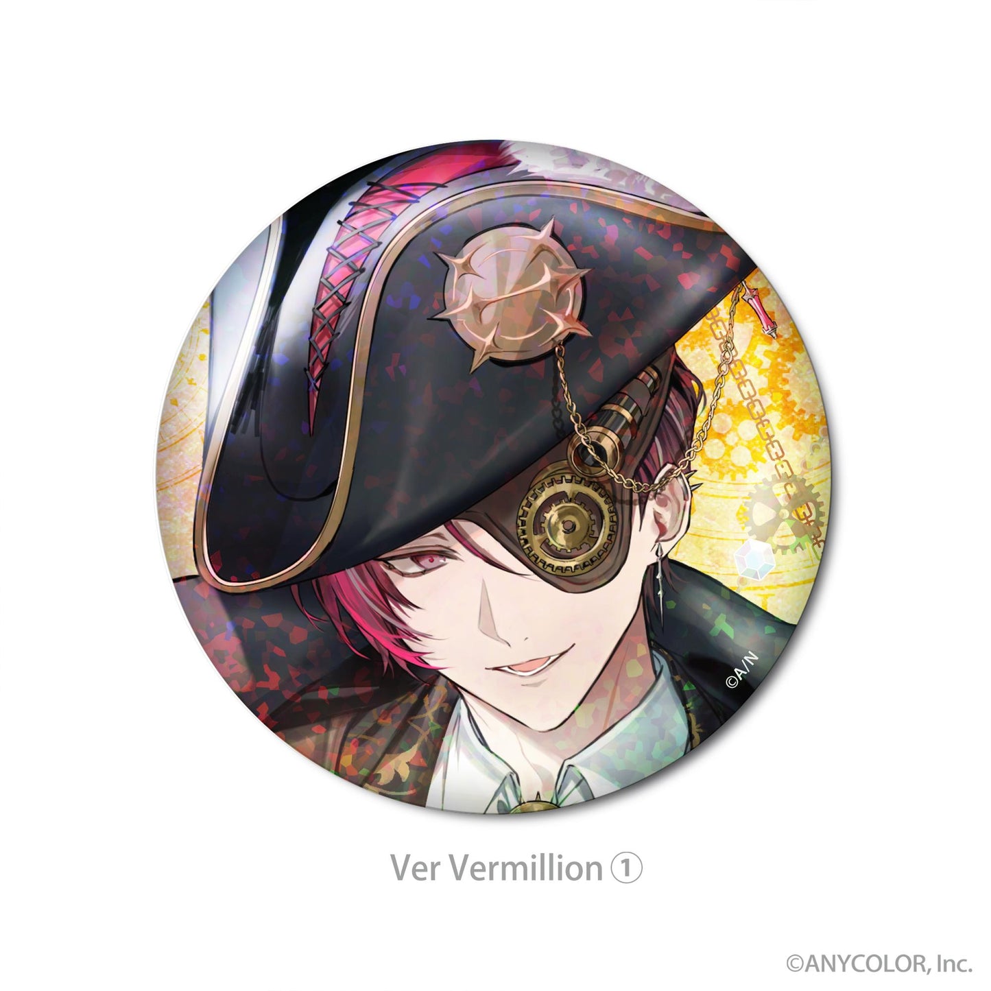 《彩虹社》_Xsoleil_全息徽章 Ver Vermillion①