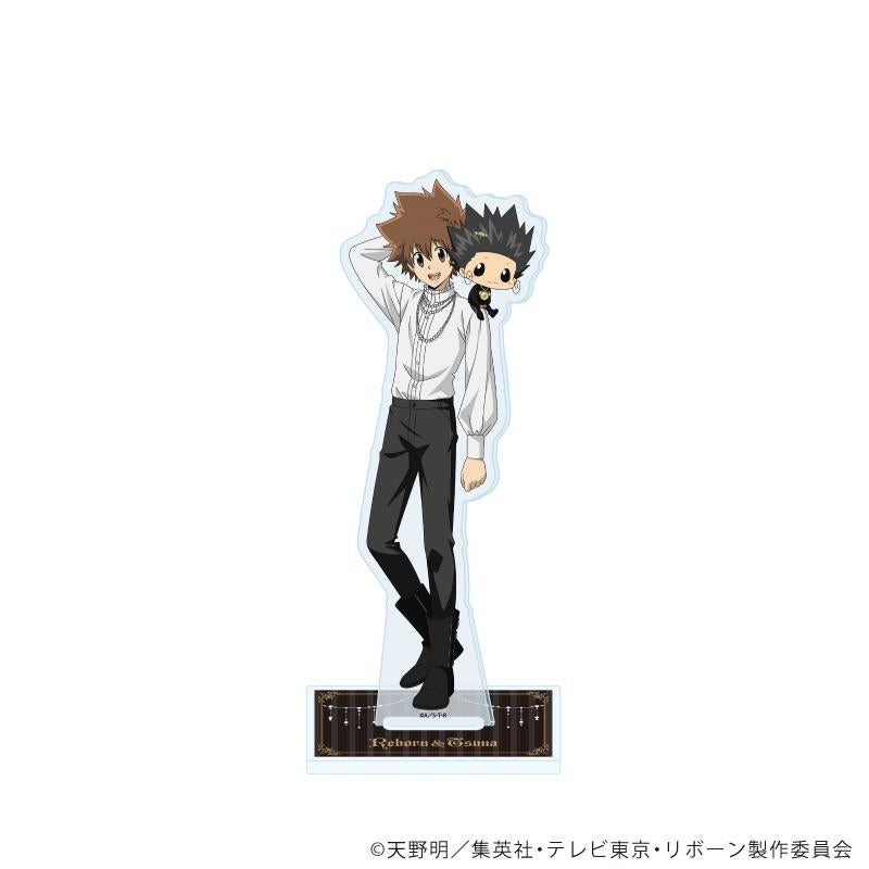 《家庭教師HITMAN REBORN!》亞克力立牌108/沢田綱吉&里包恩(新繪插畫)