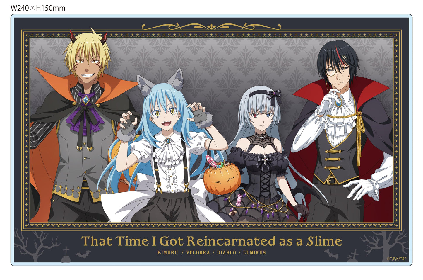 《關於我轉生變成史萊姆這檔事》新繪亞克力板(萬聖節)