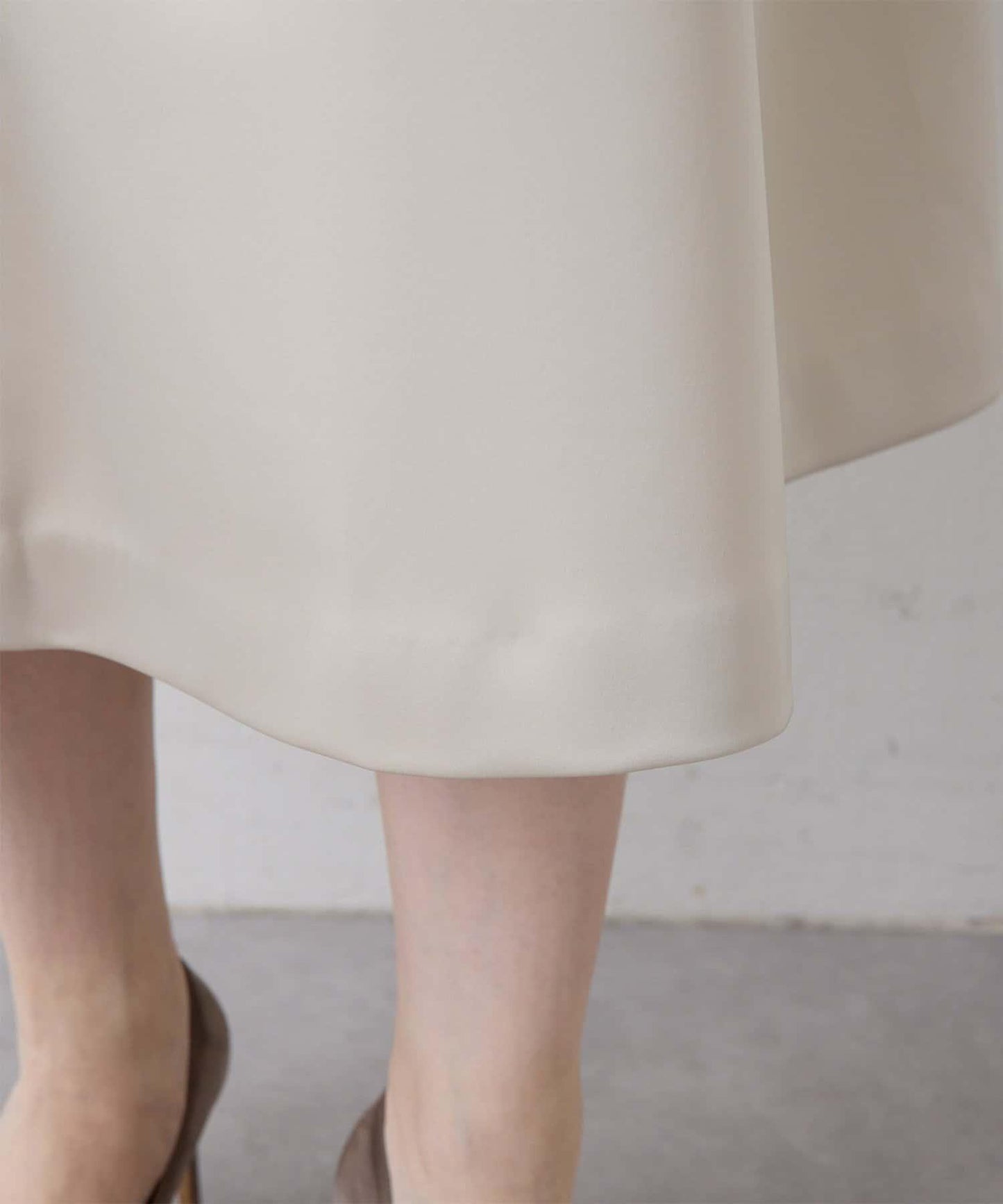 【THE PAUSE】拼接喇叭半身裙