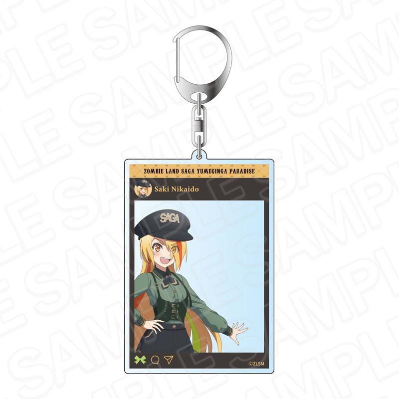 劇場版《佐賀偶像是傳奇 夢銀河天堂》SNS風亞克力鑰匙扣 二階堂咲 軍事洛麗塔款