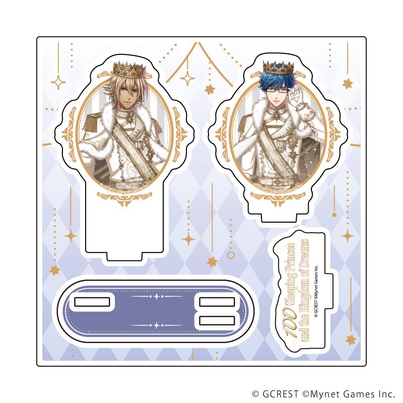 《夢王國與沉睡的100王子》亞克力立牌45/哈迪恩&福爾瑪(官方插畫)