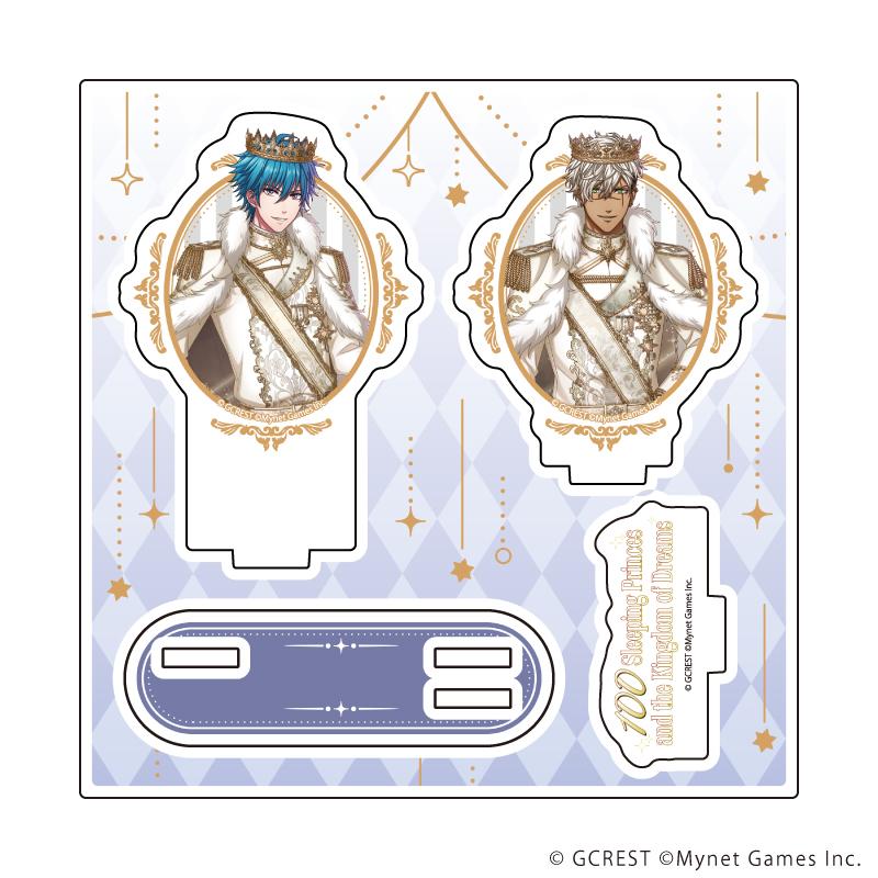 《夢王國與沉睡的100王子》亞克力立牌44/西里烏斯&道格拉斯(官方插畫)