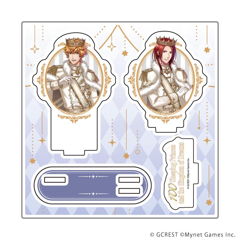 《夢王國與沉睡的100王子》亞克力立牌43/金牛座&天蠍座(官方插畫)