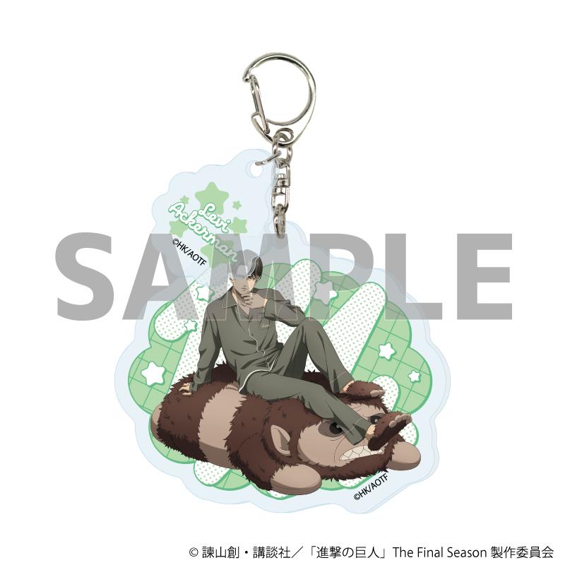 《進擊的巨人》The Final Season 配件亞克力鑰匙扣03/利威爾·阿克曼 休閒版(新繪插畫)