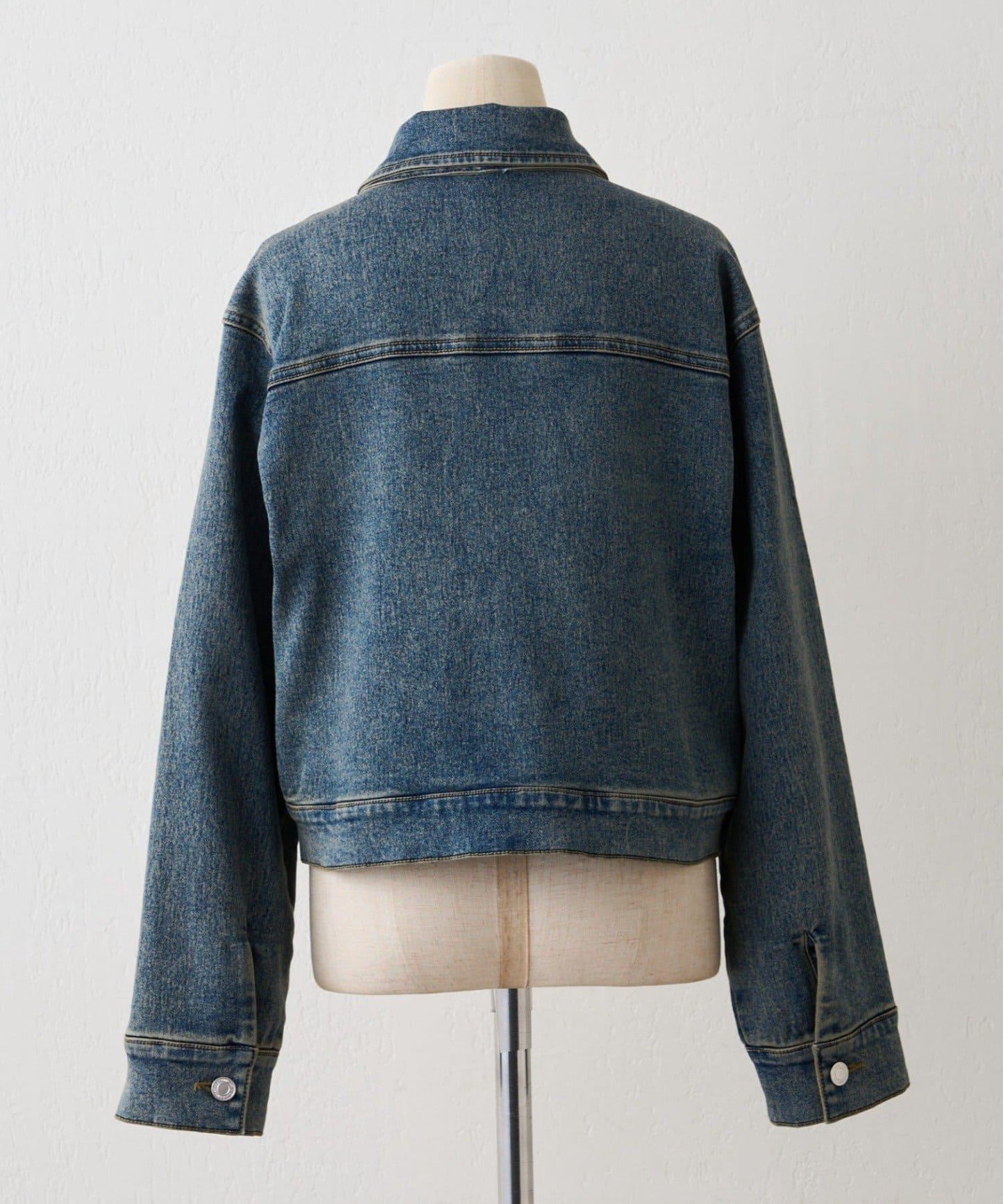 【2026春夏】蝴蝶結領帶牛仔夾克