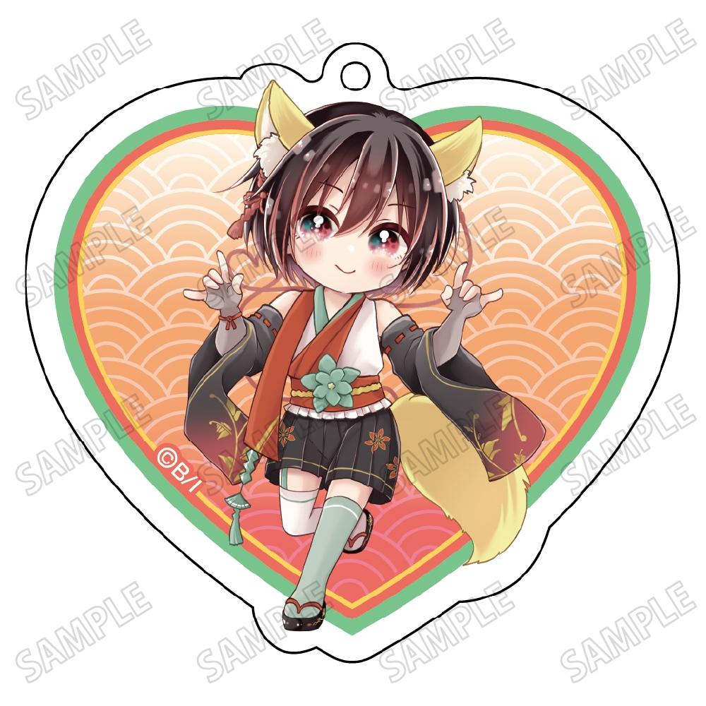 戀する(おとめ)的製作方法_新繪製亞克力鑰匙扣④