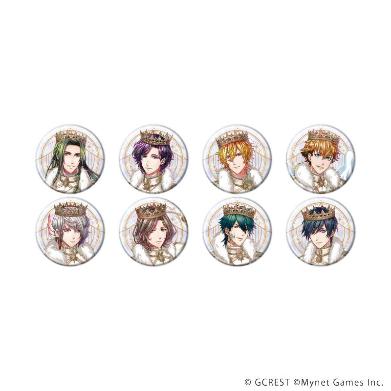 《夢王國與沉睡的100王子》_(57mm)_鐳射徽章13/全套套裝(共8款)(官方插畫)【全套套裝/8個裝】