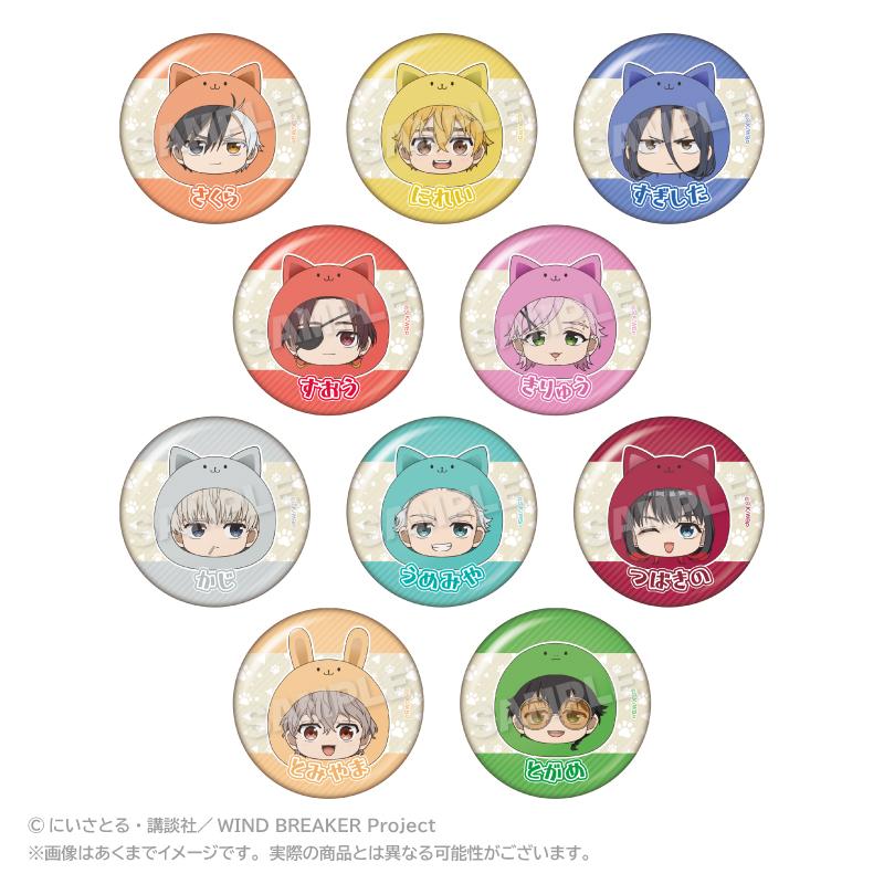 《防風少年》隨機圓形徽章 【BOX/10個裝】