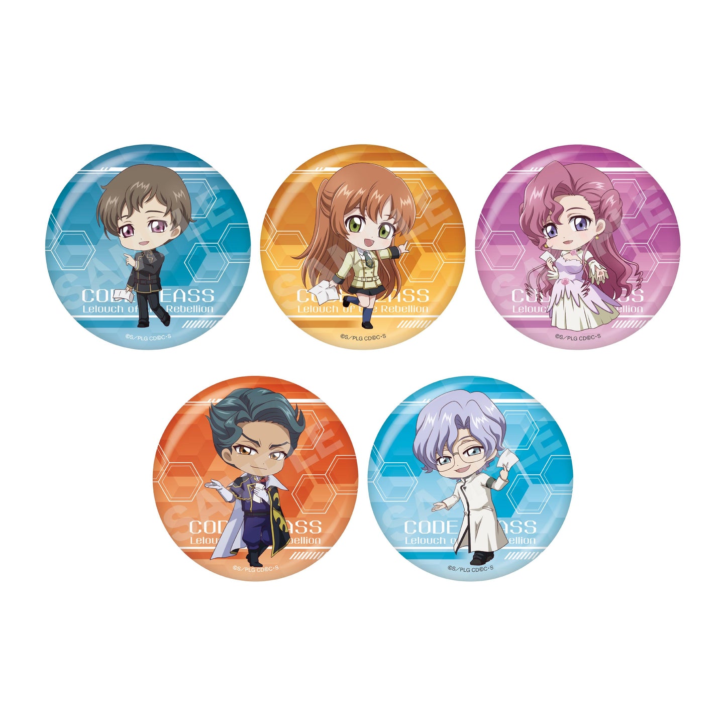 《反叛的魯路修》NAVI ME徽章 /01 全10款【全套BOX/10個裝】