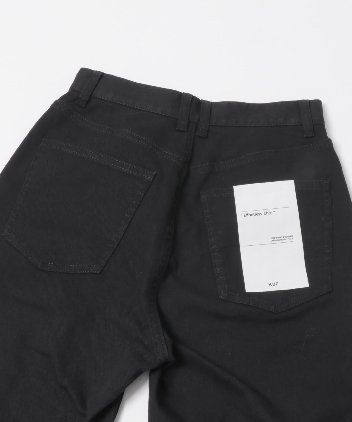 2尺碼可選修身五分牛仔褲