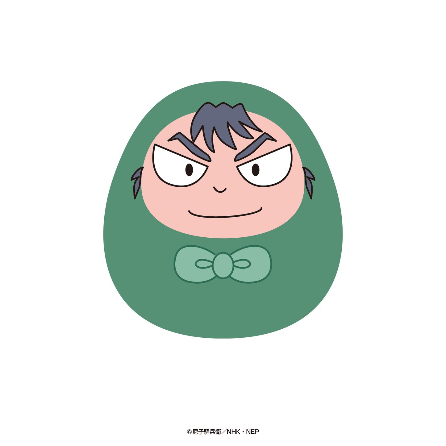 《忍者亂太郎》滾滾不倒翁掛件(食滿留三郎)