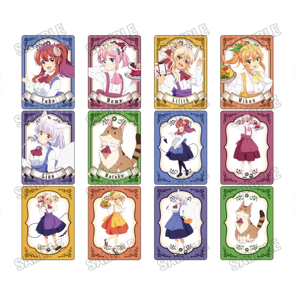 《街角魔族》2丁目_全新繪製透明卡片收藏【安莎制服版】【全套BOX/12個裝】