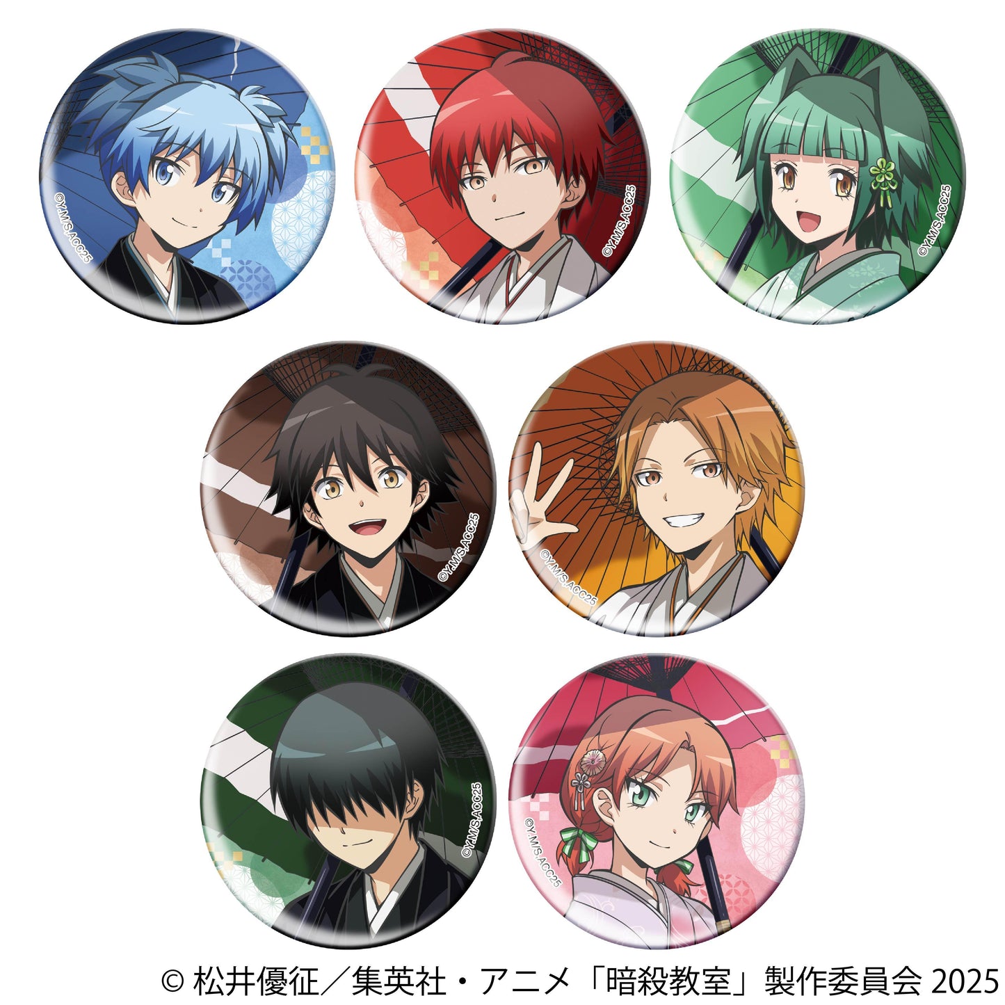 暗殺教室 角色徽章收藏 【BOX/7個裝】